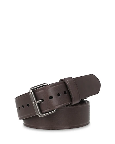 Allsaints Men's Heat Creased Leather Belt