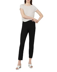 Cropped Slim Leg Pants