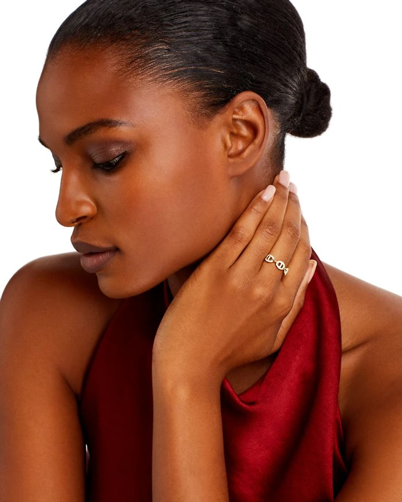 Diamond Pavé Link Band Collection, 0.10-0.14 tcw
