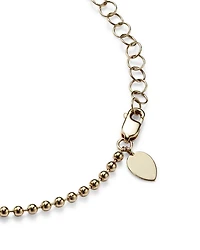 14K Yellow Gold Diamond & Sapphire Evil Eye Bracelet