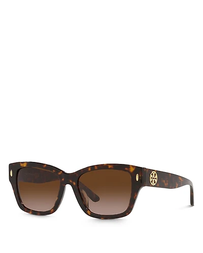 Tory Burch Rectangle Sunglasses, 53mm