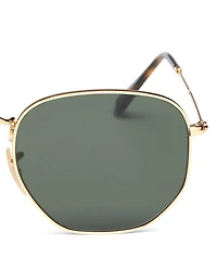Unisex Icons Hexagonal Sunglasses