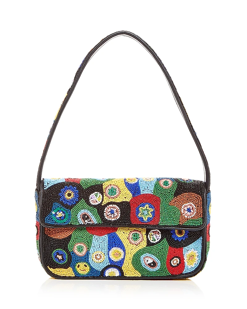 Staud Tommy Beaded Shoulder Bag