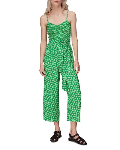 Daisy Check Print Jumpsuit