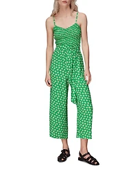 Daisy Check Print Jumpsuit