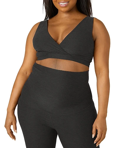 Beyond Yoga Maternity Criss Crossover Nursing Bra