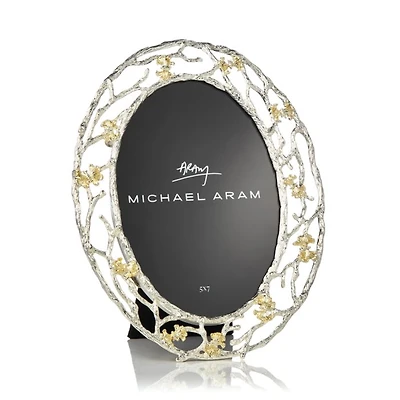 Butterfly Ginkgo Oval Luxe Frame - Exclusive