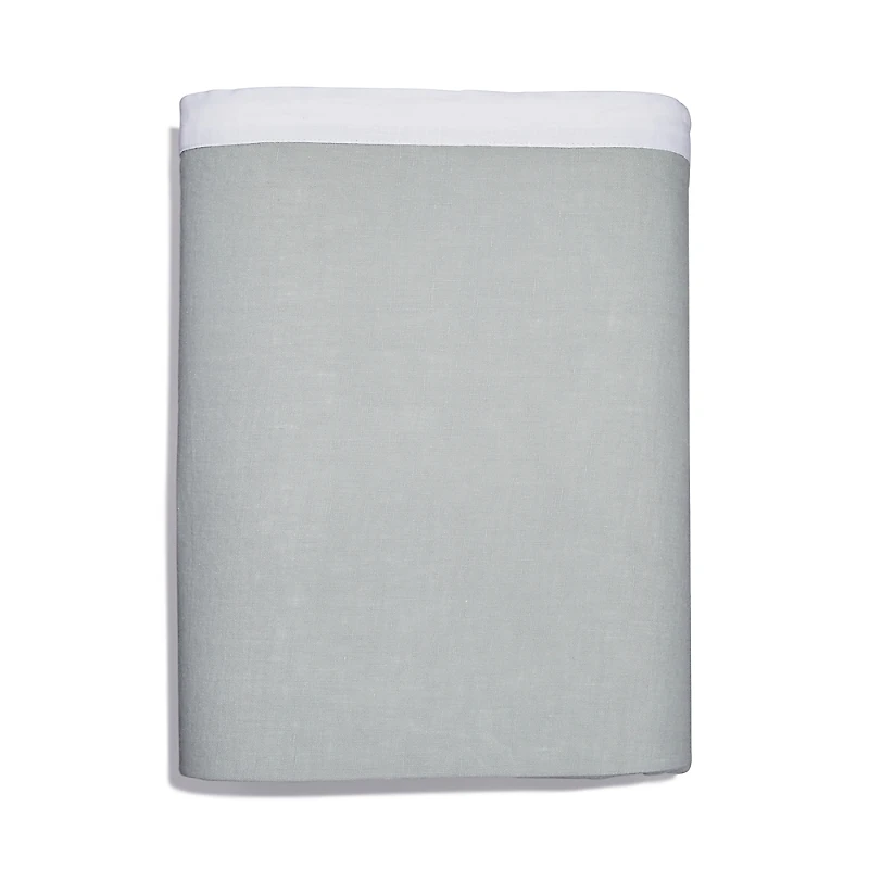 Amalia Home Collection Stonewashed Linen Queen Flat Sheet