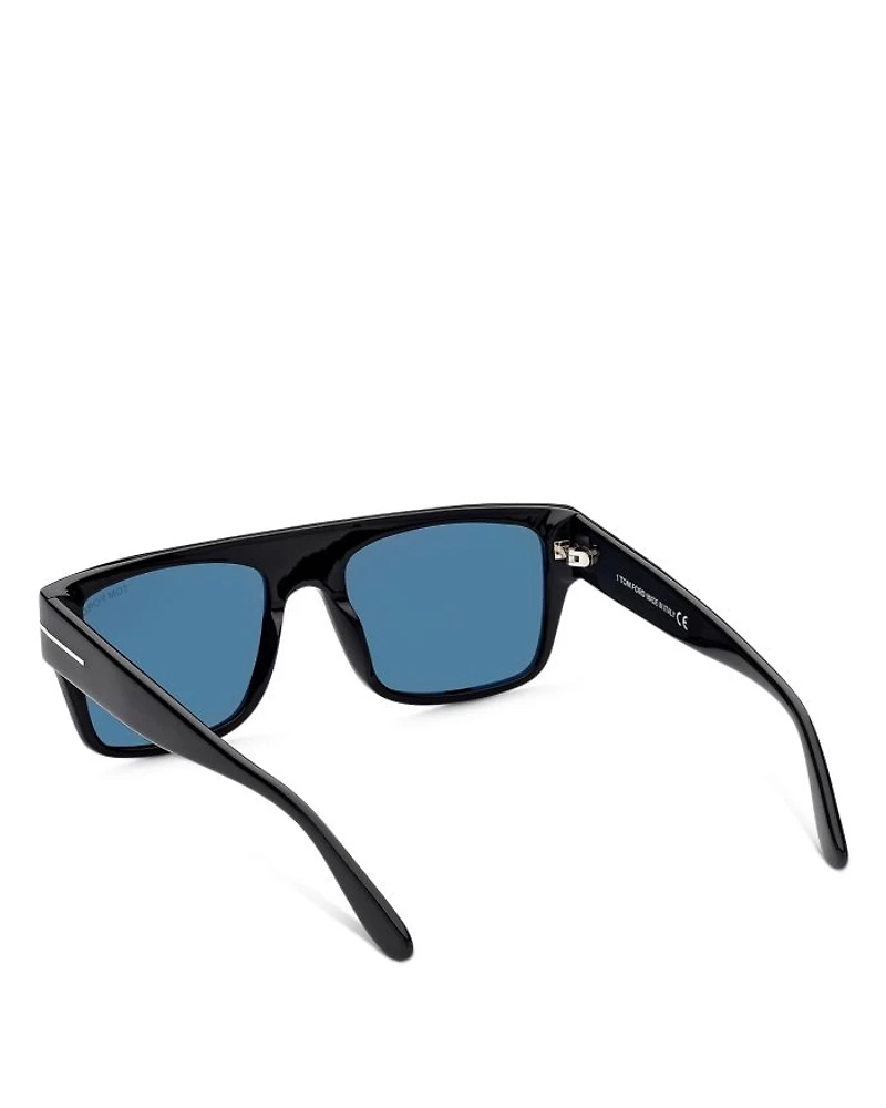 Dunning Rectangular Sunglasses, 55mm