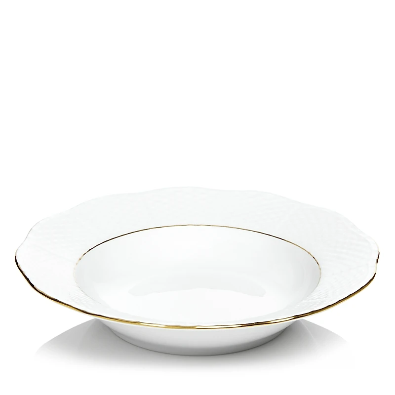 Herend Golden Edge 8 Rim Soup Bowl