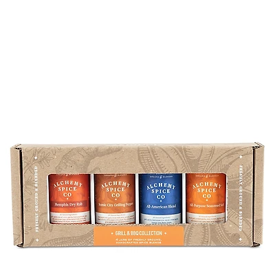 Alchemy Spice Co. Grill & Bbq Spice Blends, Set of 4