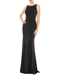 Mac Duggal Embellished Neck Trumpet Gown