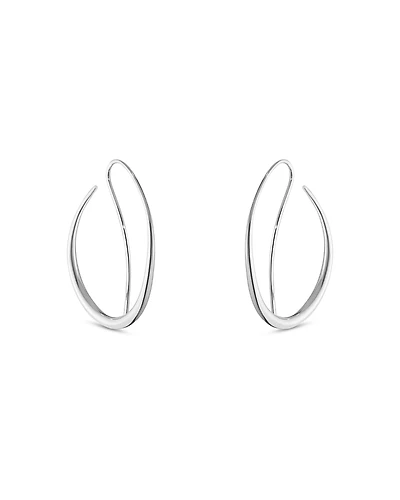 Georg Jensen Sterling Silver Offspring Threader Earrings