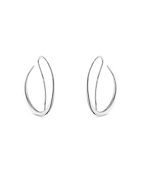 Georg Jensen Sterling Silver Offspring Threader Earrings