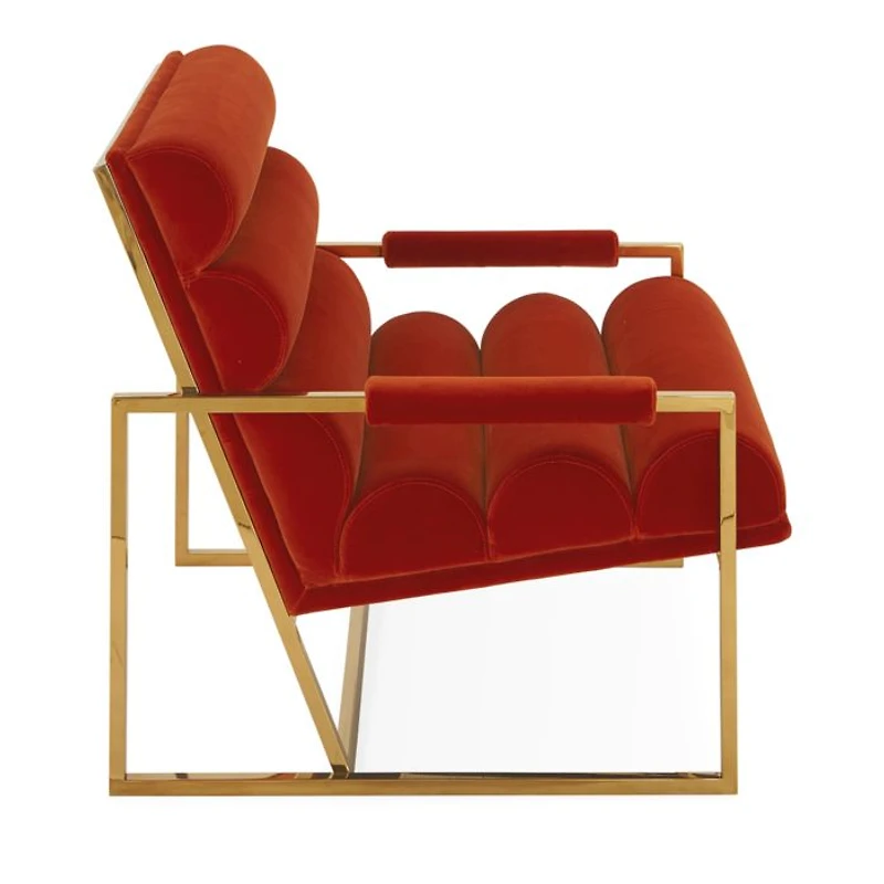 Channeled Goldfinger Lounge Chair
