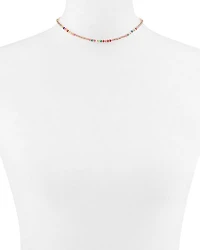 Multicolor Beaded Necklace, 12-14" - Exclusive