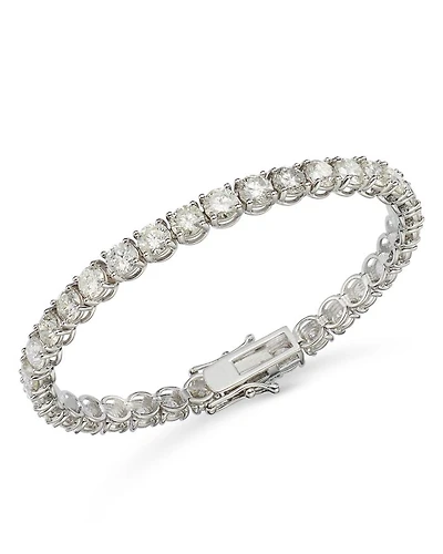 Certified Diamond Tennis Bracelet in 14K White Gold