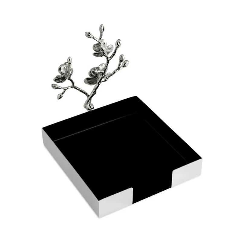 White Orchid Dinner Napkin Holder