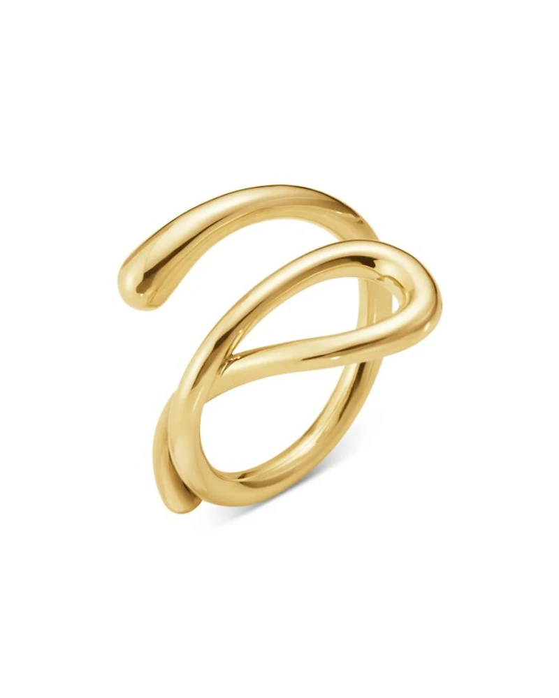 18K Yellow Gold Mercy Swirl Ring