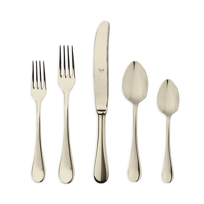 Mepra Brescia Champagne 5 Piece Place Setting