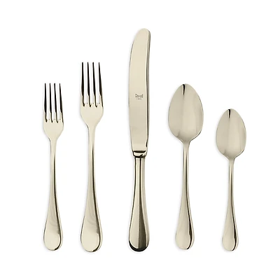Mepra Brescia Champagne 5 Piece Place Setting