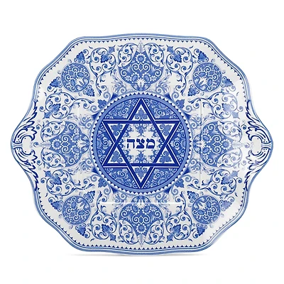 Spode Blue Room Judaica Matzoh Plate