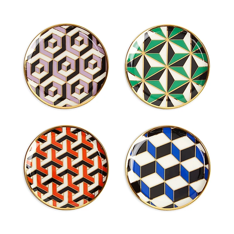 Jonathan Adler Versailles Coasters, Set of 4
