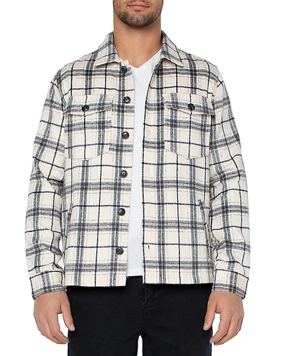 Liverpool Los Angeles Plaid Shirt Jacket