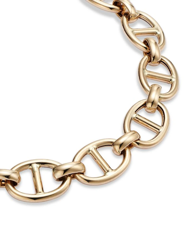 14K Yellow Gold Mariner Link Bracelet