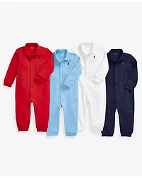 Boys' Interlock Solid Coverall - Baby