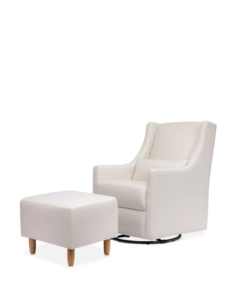 Toco Swivel Glider and Ottoman