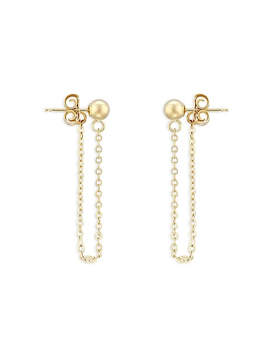 Bloomingdale's Fine Collection Ball Chain Drop Earrings