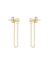 Bloomingdale's Fine Collection Ball Chain Drop Earrings