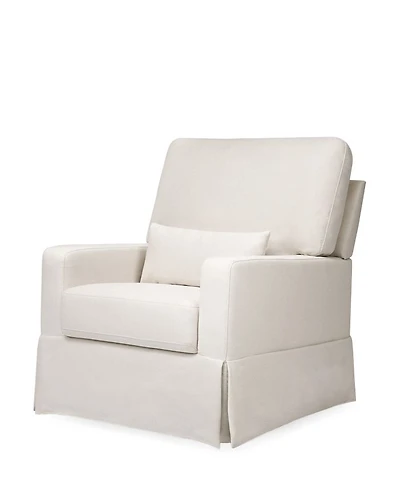 Crawford Pillowback Comfort Swivel Glider in Water Repellent & Stain Resistant Performance Fabric