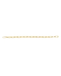 Roberto Coin 18K Yellow Gold Designer Gold Polished Paperclip Link Chain Bracelet