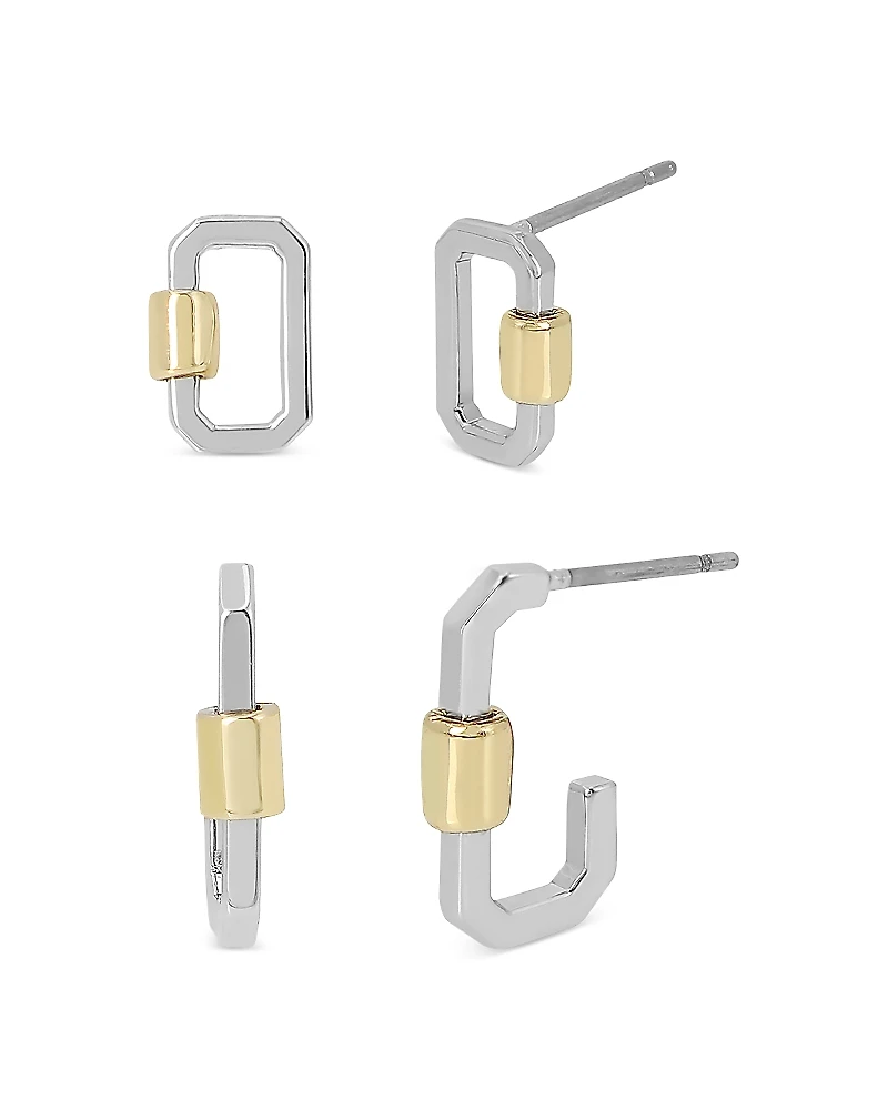 Allsaints Carabiner Earring Set