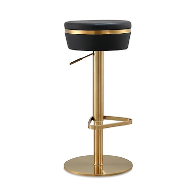 Tov Furniture Astro Performance Faux Leather Adjustable Stool