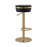 Tov Furniture Astro Performance Faux Leather Adjustable Stool