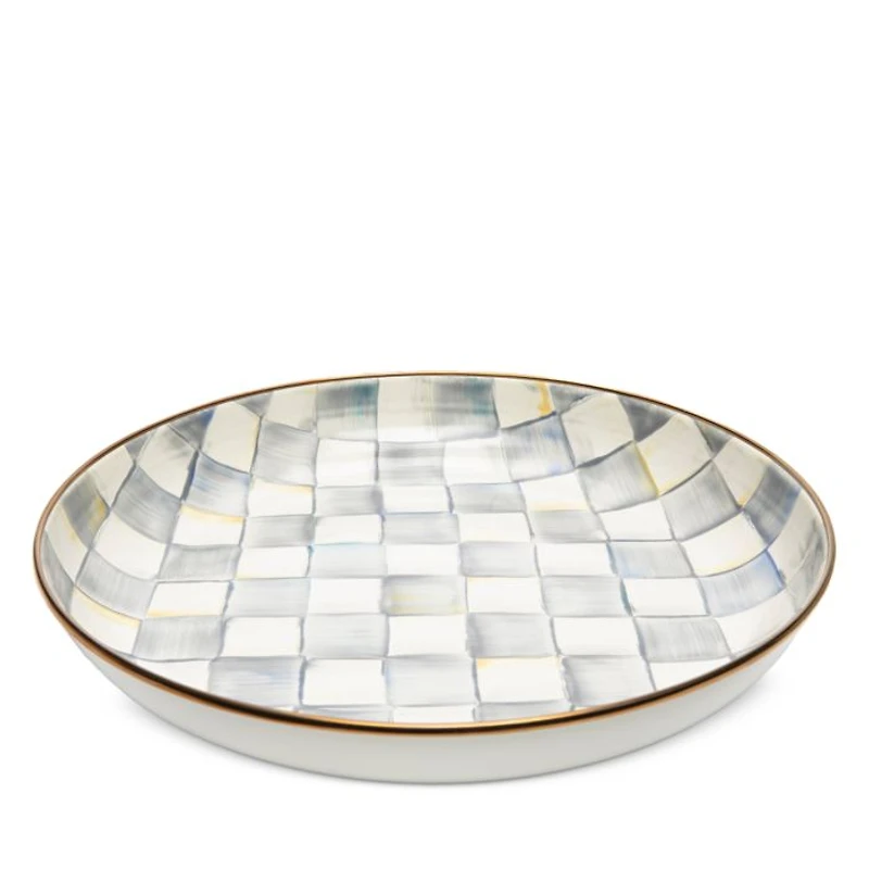 Sterling Check Enamel Abundant Bowl