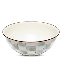 Mackenzie-Childs Sterling Check Large Enamel Everyday Bowl