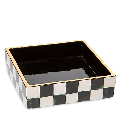 Mackenzie-Childs Courtly Check Cocktail Napkin Holder