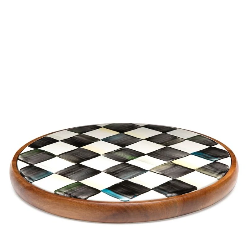 Large Courtly Check® Enamel Trivet
