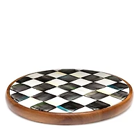Large Courtly Check® Enamel Trivet