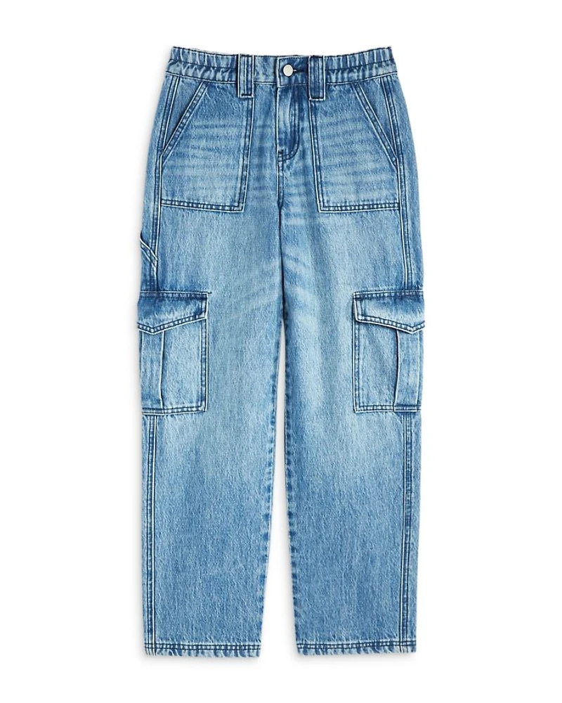 Girls' Hours Later Relaxed Fit Cargo Jeans
