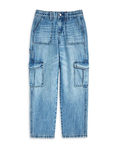 Girls' Hours Later Relaxed Fit Cargo Jeans