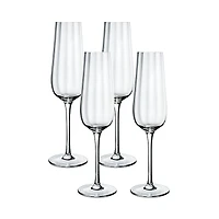 Villeroy & Boch Rose Garden Flute, Set of 4
