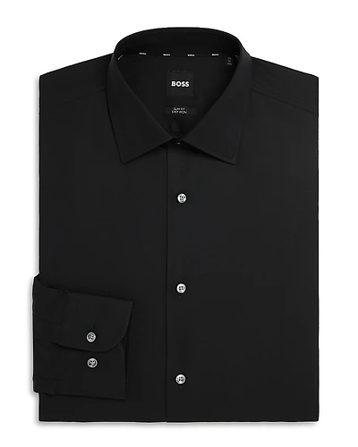 Boss Basic Solid Slim Fit Dress Shirt