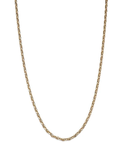 Bloomingdale's Fine Collection Men's Anchor Link Chain Necklace
