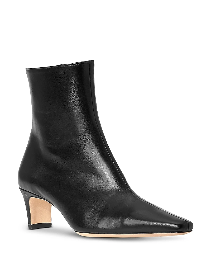 Staud Women's Wally Leather Ankle Booties
