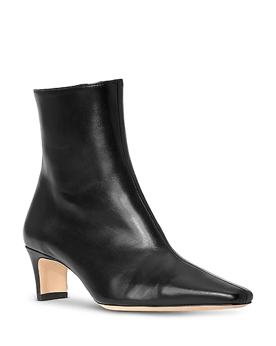 Staud Women's Wally Leather Ankle Booties